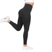 1 x RAW Customer Returns Merlvida Scrunch Butt Sports Leggings Women s High Waist Seamless Push Up Leggings Opaque Boom Booty Leggings Sports Pants with Tummy Control Slim Sports Leggings Gym Leggings Pants C01 - Black Size L - RRP €21.44