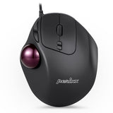 1 x RAW Customer Returns Perixx PERIMICE-517 Ergonomic Mouse with Trackball - 400 1000 DPI - Wired - RRP €30.24