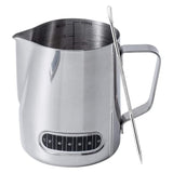 1 x RAW Customer Returns ANCLLO milk frother with integrated thermometer, latte art jug stainless steel milk jug temperature espresso steam jug 600 ml - RRP €20.4