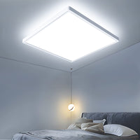 1 x RAW Customer Returns OTREN LED Ceiling Light Flat 36W, 6500K Cold White Modern Ceiling Lamp, 30CM Bathroom Lamps Ceiling for Living Room Bedroom Children s Room Kitchen Office, IP44, 3240LM, Square - RRP €27.53