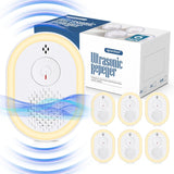 1 x RAW Customer Returns Ultrasonic Repellent Pack of 6, Professional Ultrasonic Mosquito Repellent, Effective Electromagnetic Ultrasonic Mouse Repellent, Repellent for Mosquitoes, Mice, Ants, Flies, Spiders, Cockroaches - RRP €40.0