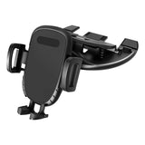 1 x RAW Customer Returns QOTSTEOS CD Slot Mobile Phone Holder, Stable CD Slot Holder, Adjustable Angle Rotation, Internal Accessory Black  - RRP €15.99