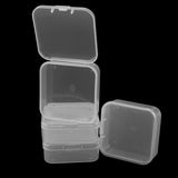 1 x Brand New YIXNSW 14 pieces 5.4 x 5.4 x 2 cm plastic box small transparent bead organizer box plastic storage container box for small parts, beads, screw sorting boxes and handicrafts - RRP €10.07