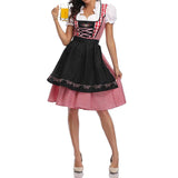 1 x RAW Customer Returns WSTERAO traditional dress women dirndl short set traditional dress dirndl short women midi Oktoberfest - RRP €28.19