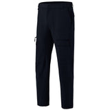 1 x RAW Customer Returns MoFiz Men s Trekking Pants Waterproof Work Pants with Pockets Blue XXL - RRP €29.08