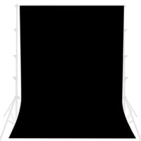 1 x RAW Customer Returns Photo studio background for photography, foldable black screen, 2 x 3m photo background black screen fabric, fashion photography black screen, video recording black screen, black screen - RRP €20.82