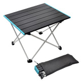 1 x RAW Customer Returns Porssaut Folding Camping Table Aluminum Alloy Picnic Table Portable Folding Beach Table Lightweight Side Table Outdoor Folding Table - RRP €22.8