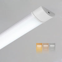 1 x RAW Customer Returns LED tube light, light bar 60cm 17w 1880lm 3CCT in one 3000K 4000K 6500K warm neutral cold white selectable wall ceiling mount for cupboard kitchen garage workshop shed 60cm  - RRP €20.4