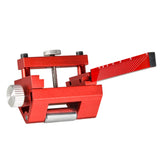 1 x RAW Customer Returns N S Juvyig Grinding Aid Chisel Honing Guide - Tool Woodworking Whetstone Adjustable Angle Knife Sharpener for Chisels and Planes 0-6.5 cm Red  - RRP €36.73