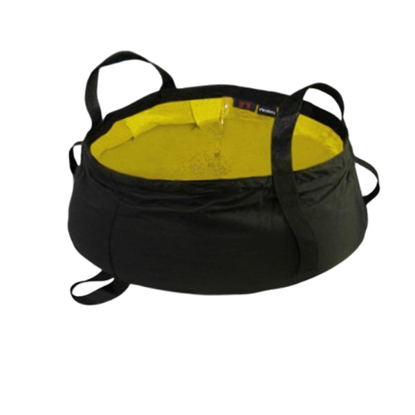 1 x RAW Customer Returns Camping Water Bucket 8.5L Outdoor Collapsible Folding Bucket Folding Bowl Portable for Travel Picnic Hiking Fishing,Yellow - RRP €20.4