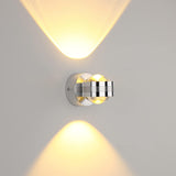 1 x RAW Customer Returns Lightsjoy Modern LED wall light indoor aluminum creative wall lamp minimalist backdrop LED wall spot wall spotlight hallway corridor lamp bedroom lamp living room warm white - RRP €22.99