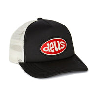 1 x RAW Customer Returns Deus Shiner Trucker Cap - Black - RRP €34.95