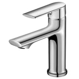 1 x RAW Customer Returns Cobbe single lever bathroom faucet, washbasin with cold hot water hoses, washbasin faucet with 15 inclination suitable for all types of basins, chrome - RRP €33.26