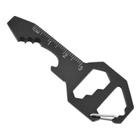 1 x Brand New CHUANGOU Pocket Tool Key Tool Outdoor Multitool for Bottle Opener Screwdriver Ruler Wrench Stripping Bit Driver - RRP €24.0