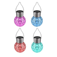 1 x RAW Customer Returns Kaishengyuan Solar Lamps for Outdoor Hanging, Solar Lantern Garden Solar Light Solar Lantern for Balcony, Christmas, Wedding, Party Pack of 4, Color Changing  - RRP €19.99