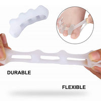 6 x Brand New Toe spreader silicone, toe separator, correction for all toes, 4 pieces silicone toe separator for pedicure toe correction hallux valgus splint ball protection, toe spreader, women and men - RRP €52.26