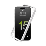 1 x RAW Customer Returns RhinoShield Bumper Case Compatible with iPhone 15 CrashGuard - Case with Shock Absorption Technology - Resistant to impacts of more than 3.5 meters - White - RRP €27.99