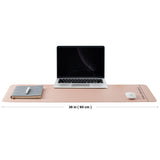 1 x RAW Customer Returns Cork Desk Pad - Double-Sided Desk Pad for Office and Home - As a Large Mouse Pad and Desk Mats on Desks Pink 90cmx43cm  - RRP €19.15