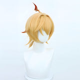 12 x Brand New Anime Cosplay Wig, Genshin Impact Wig, with Two Wig Caps, for Halloween, Party etc. Mika Cosplay  - RRP €216.0