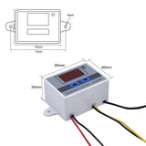 1 x RAW Customer Returns ARCELI Temperature Controller Digital LCD Display Microcomputer Thermal Controller Thermocouple Thermostat 12 V, 10 A  - RRP €9.25