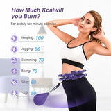 1 x RAW Customer Returns Smart Hoop, Fitness Hoop for Weight Loss for Adults, Smart Exercise Hoop with 27 Adjustable Knots for Women Men - RRP €36.0