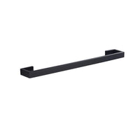 1 x RAW Customer Returns 60cm towel rail, black matt, made of 304 stainless steel wall towel holder - RRP €36.95