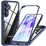 1 x RAW Customer Returns Kuaguozhe for Samsung Galaxy A55 5G Case, Samsung A55 Case with Integrated Screen Protector, 360 Degree All-Round Protection Protective Case Silicone Case Shockproof Cell Phone Case for Samsung Galaxy A55 5G Blue  - RRP €21.6