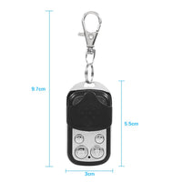 1 x RAW Customer Returns Universal Cloning Wireless Alarm Remote Control Key Fob for Car Garage Door Gate 433 MHz For Garage Doors Gates Blinds with the original remote control - RRP €9.19