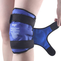 1 x RAW Customer Returns NEWGO Cooling Sleeve Knee Cooling Bandage, Reusable Gel Cold Pack Knee Wrap Around Entire Knee for Knee Replacement Surgery, Knee Ice Pack for Knee Pain Relief, 1 Piece - RRP €26.21