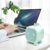 1 x RAW Customer Returns Gobesty Children s Alarm Clock, Children s Alarm Clock Girls, Children s Digital Alarm Clock with Night Light, Bedroom Snooze Function, Children s Day Gift, for Children Girls Boys Green  - RRP €23.18