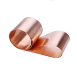 1 x RAW Customer Returns Thickness 0.5mm , pure copper foil, copper sheet, roll foil common use for DIY or electronics. Width 50mm. Length 1000 mm - RRP €21.99