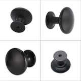 1 x RAW Customer Returns LONTAN 20 pieces kitchen knobs black furniture knobs black cabinet knobs modern door knob black drawer knobs furniture knobs for bedroom, bathroom - RRP €33.26