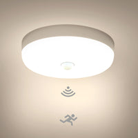 1 x RAW Customer Returns Combuh LED ceiling light with motion detector indoor, round ceiling light 15W 4000k 1500LM neutral white waterproof IP56, sensor ceiling light LED for hallway garage balcony kitchen bathroom basement - RRP €20.9