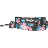 1 x Brand New Blueberry Pet 2.5 cm by 120 cm Length Rose Petal Print Dog Leash with Neoprene Padded Loop, Matching Collar and Harness Sold Separately - RRP €20.4