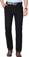 1 x RAW Customer Returns Kuson Men s Pants, Anti-Wrinkle 100 Cotton, Regular Size, Straight, Casual Size 36, A-Black - RRP €32.39