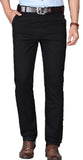 1 x RAW Customer Returns Kuson Men s Pants, Anti-Wrinkle 100 Cotton, Regular Size, Straight, Casual Size 36, A-Black - RRP €32.39