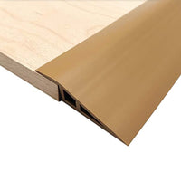 1 x RAW Customer Returns GELINTONG PVC compensation profile, return profile, adjustment profile, threshold strip, transition strip for floor threshold, self-adhesive, transition rail, height adjustment profile - RRP €24.0