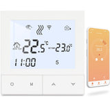 1 x RAW Customer Returns Beok Thermostat Underfloor Heating Water, Tuya Smart WiFi Room Thermostat Underfloor Heating Programmable Heating Thermostat Digital Wall Thermostat Compatible Alexa, Google Home, 3A TDS72WIFI-WP White - RRP €42.34