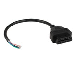 2 x RAW Customer Returns Futheda OBD-II 16 Pin Cable to End Open Connector OBD2 Female 16 Pin Male Round Extension Cable 30cm - RRP €19.98