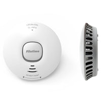 1 x RAW Customer Returns Smoke detector WLAN, wireless smart fire smoke detector with app notification, mute button, smart fire detector, auto self-check function, complies with EN 14604 standard, WIFI303 - RRP €29.03