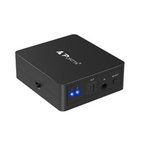 1 x RAW Customer Returns Portta Toslink 2x1 Switch SPDIF Digital Optical Audio Toslink 2x1 Switch with Remote Control - 2 Inputs 1 Output Support 5.1CH LPCM2.0 DTS Dolby-AC3 for PS3 DVD Player and Audio Amplifier - RRP €19.67