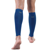 5 x Brand New  MD Calf Sleeve Compression Leggings Compression Socks for Patellar Pain Calf Pain Relief - Men, Women and Runners - Leg Warmer Keep Running, Cycling, Nurses BlueS - RRP €114.0