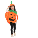 1 x Brand New Teogneot Pumpkin Costume, Pumpkin Cape with Hat, 2 Pieces Pumpkin Costume, Halloween Dress Up Party - RRP €13.16