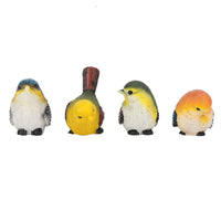 1 x RAW Customer Returns DEWIN Bird Decoration, Decorative Birds Birds for Garden Decoration Birds Animal Figure Decoration Lawn Garden Yard Ornaments Pack of 4  - RRP €19.04