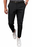 1 x RAW Customer Returns Meilicloth men s chino pants suit pants men s chino pants stretch pants men s cotton sports pants casual leisure pants with tight fit black 36 - RRP €35.99