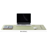 1 x RAW Customer Returns Cork Desk Pad - Double-Sided Desk Pad for Office and Home - As a Large Mouse Pad and Desk Mats on Desks Light Green 90cmx43cm  - RRP €19.15