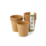 1 x RAW Customer Returns BIOZOYG 50x paper cups 150 ml 6 oz, 80 mm brown - disposable cups plastic-free and made from sustainable materials - disposable coffee cups - RRP €13.01