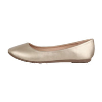 1 x RAW Customer Returns Elara Damen Ballerina Bequeme Slip Ons Flach Chunkyrayan DY-10A Gold-37 - RRP €20.03