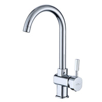 1 x RAW Customer Returns Auralum kitchen faucet high pressure, kitchen faucet with high spout removable aerator, mixer tap kitchen chrome-plated 360 rotatable, kitchen sink faucet with 2 G3 8 connections - RRP €38.99