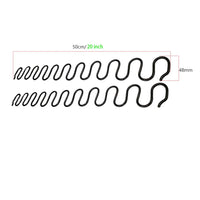 3 x RAW Customer Returns Carkio sofa springs, 2 pieces 50.8 cm spring with 8 pieces S-clips, 4.0 wire diameter sofa spring set for seating in furniture, interior decoration - RRP €53.94